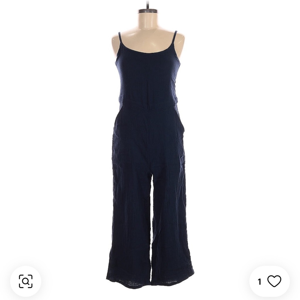 Carve Designs Deep Blue Jumpsuit